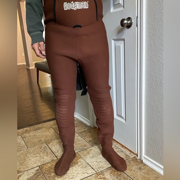 Hodgman Lakestream Fishing Waders Bib Chest Barefoot Men M 8-9 Feet Comfort Plus - Picture 15 of 15
